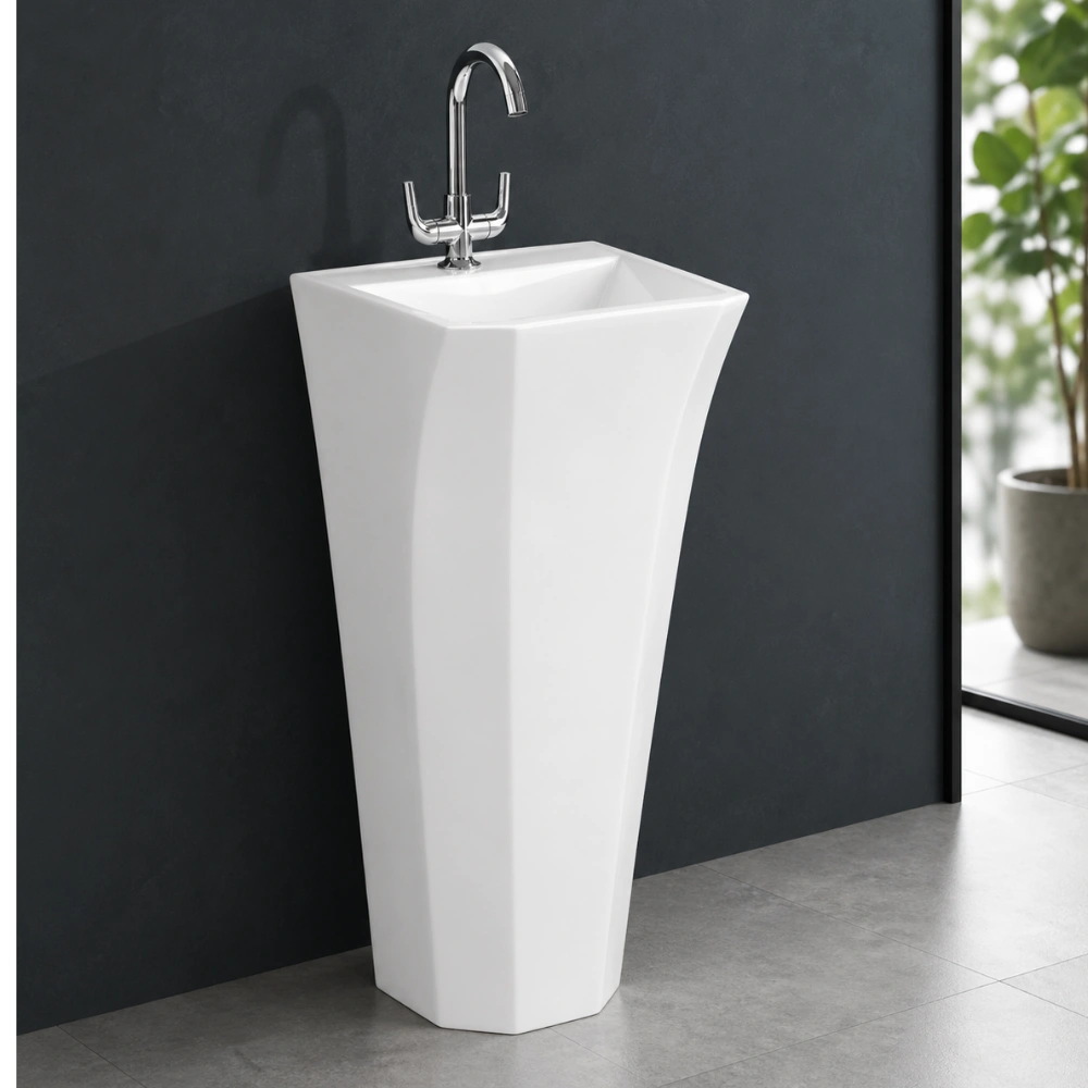AUDI Modern Pedestal Wash Basin