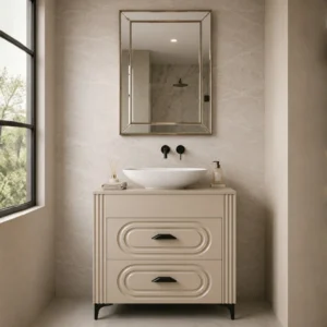 Lam37 32” Beige Bathroom Vanity