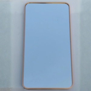 Luxury Gold Vertical Bathroom Mirror | A13 Gold | 90x45 cm