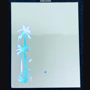 Designer 3 Colors LED Bathroom Mirror | L30 Vertical | 80x60 cm