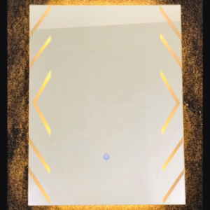 Modern 3 Colors LED Bathroom Mirror | L10 Vertical | 45x60 cm