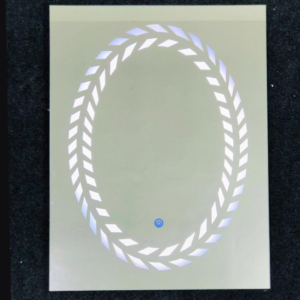Designer 3 Colors LED Bathroom Mirror | L03 Vertical | 60x45 cm