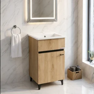 Wooden Finish Vanity – BP 3022