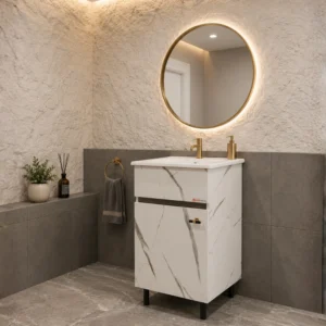 White Marble Vanity – BP 3036