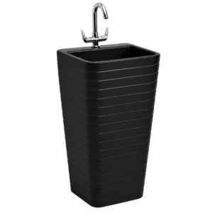 Tesla-008 Matt Wash Basin (Pedestal Basin)