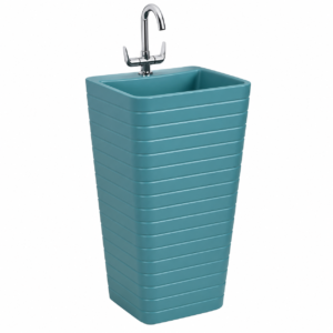 Tesla-009 Matt Wash Basin (Pedestal Basin)