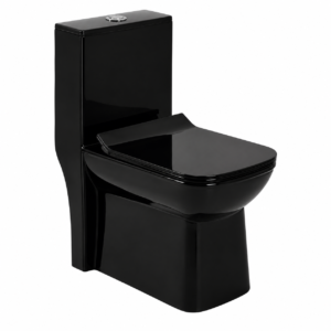 Orchid S/P Black Glossy One-Piece Toilet