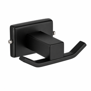 EB-803 Matte Black Stainless Steel Double Robe Hook