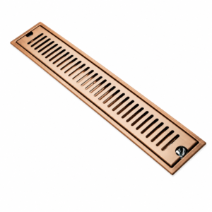 Linear Floor Drain (Rose Gold Finish)