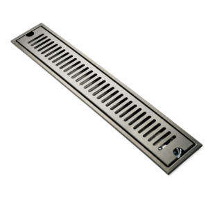 Linear Floor Drain (Gunmetal Finish)