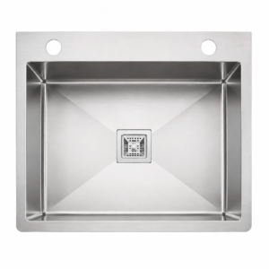 Top Mounted Single Bowl Kitchen Sink (24" × 18" × 10")