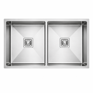 Under Mounted Double Bowl Kitchen Sink (37" × 18" × 10")
