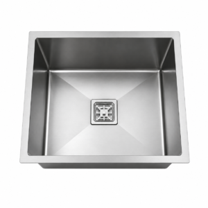 Under Mounted Single Bowl Kitchen Sink (Black) (24" × 18" × 10")