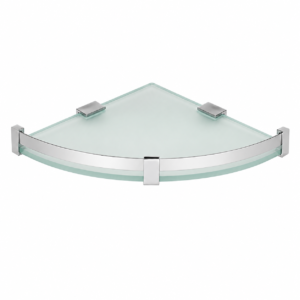 Glass Corner Shelf (CP Finish)