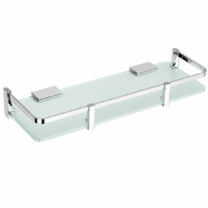 Glass Shelf (CP / Matte Black Finish)