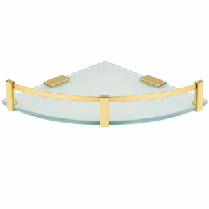 Glass Shelf (PVD Gold Finish)