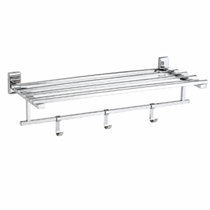 Wall-Mounted Towel Rack with Hook Rail – DC-1201